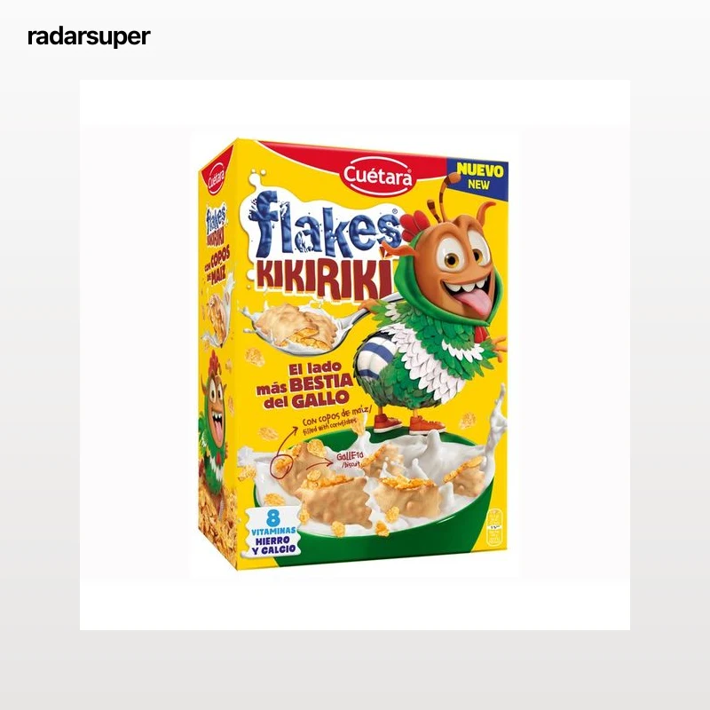 CUÉTARA Galletas flakes kikiriki 575 g.