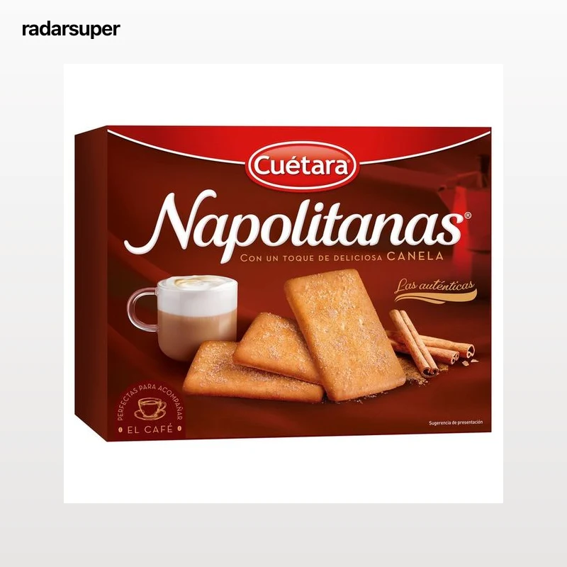 CUÉTARA Galletas Napolitanas con un toque de canela 426 g.