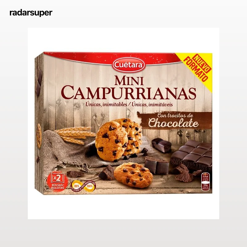 CUETARA Galletas de pepitas de chocolate 320 gr.
