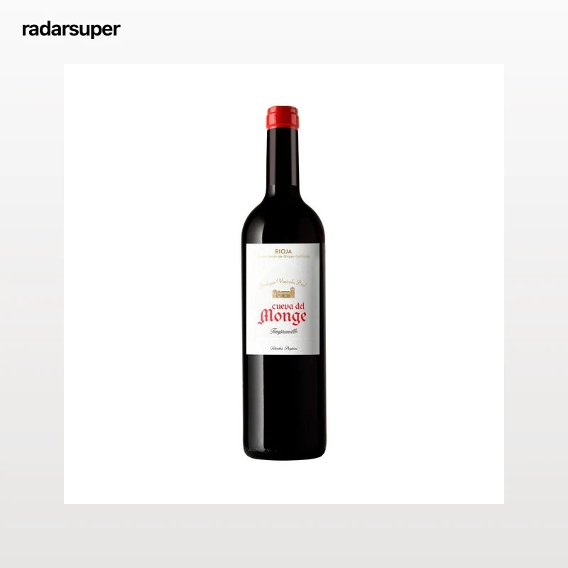 CUEVAS DEL MONGE  Vino tinto reserva con D.O. Ca. Rioja CUEVAS DEL MONGE botella de 75 cl.