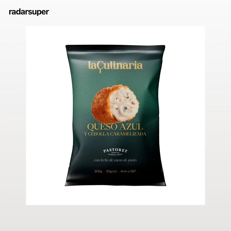 LA CULINARIA Croquetas congeladas de queso azul y cebolla caramelizada 300 g.