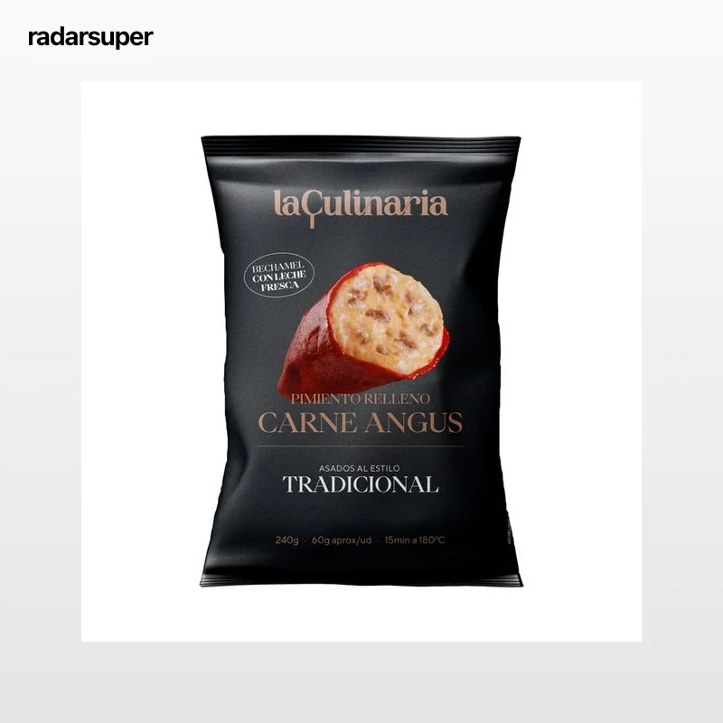 LA CULINARIA Pimiento relleno de carne de vacuno de raza angus ultracongelado 300 g.