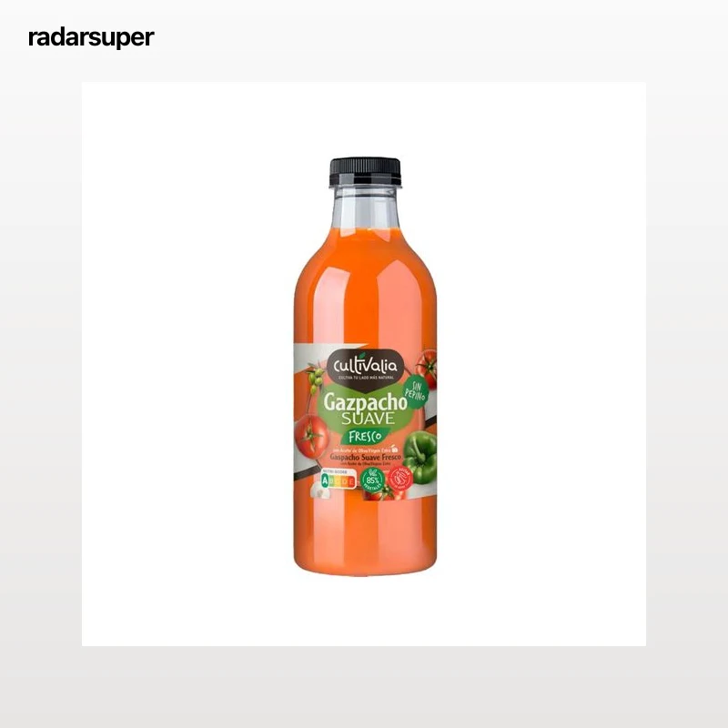 CULTIVALIA Gazpacho fresco suave con AOVE y sin pepino 1 l.