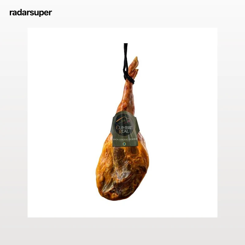 CUMBRE REAL Jamón serrano reserva CUMBRE REAL pieza de 7 kilos (peso aproximado).