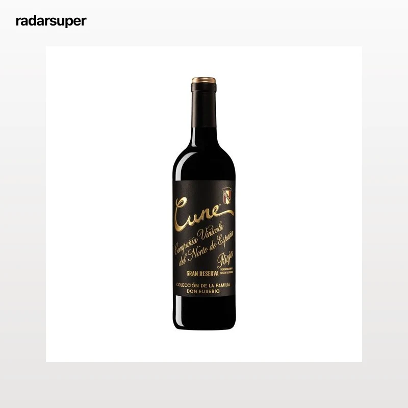 CUNE Colección de la familia Don Eusebio Vino tinto gran reserva con D.O. Ca. Rioja botella 75 cl.