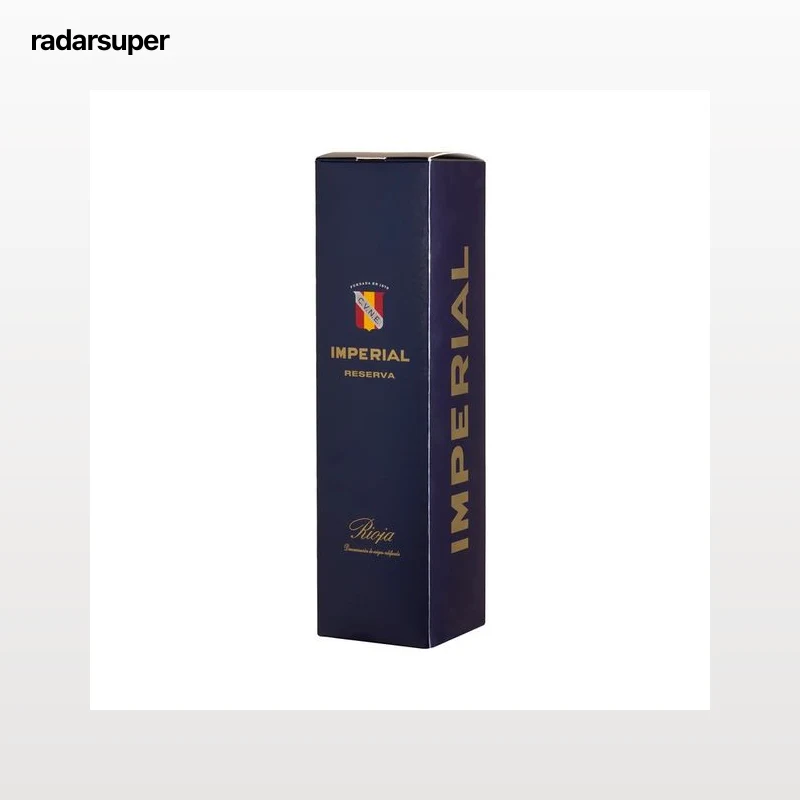 CUNE  Estuche con vino tinto reserva con D.O. Ca. Rioja.