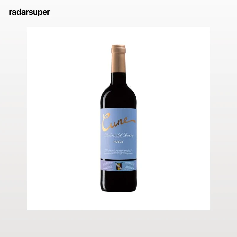 CUNE  Vino tinto roble con D.O. Ribera del Duero botella 75 cl.
