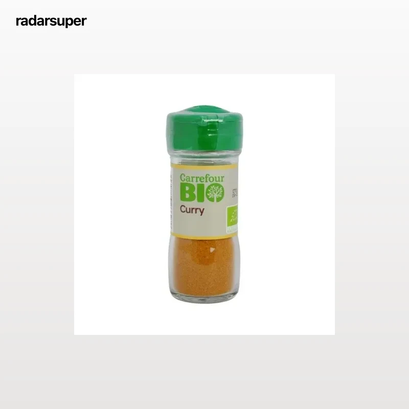 Curry ecológico Carrefour Bio 30 g.