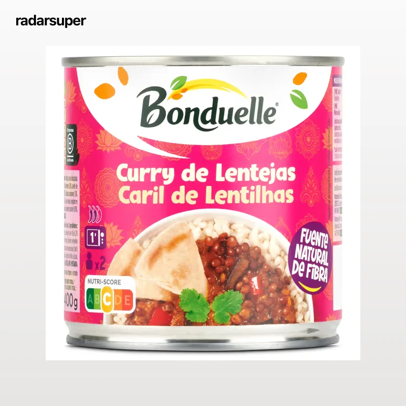 Curry de lentejas Bonduelle 400 g
