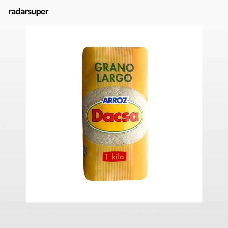 DACSA Arroz largo paquete de 1 kilogramo