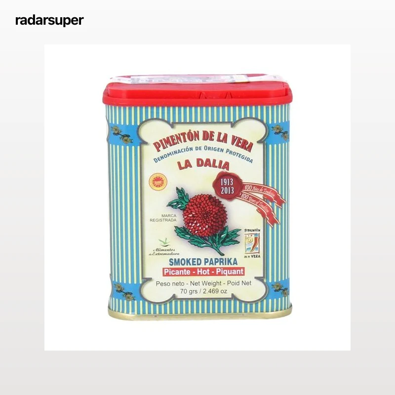 LA DALIA Pimentón picante con DOP La Vera lata de 70 g.