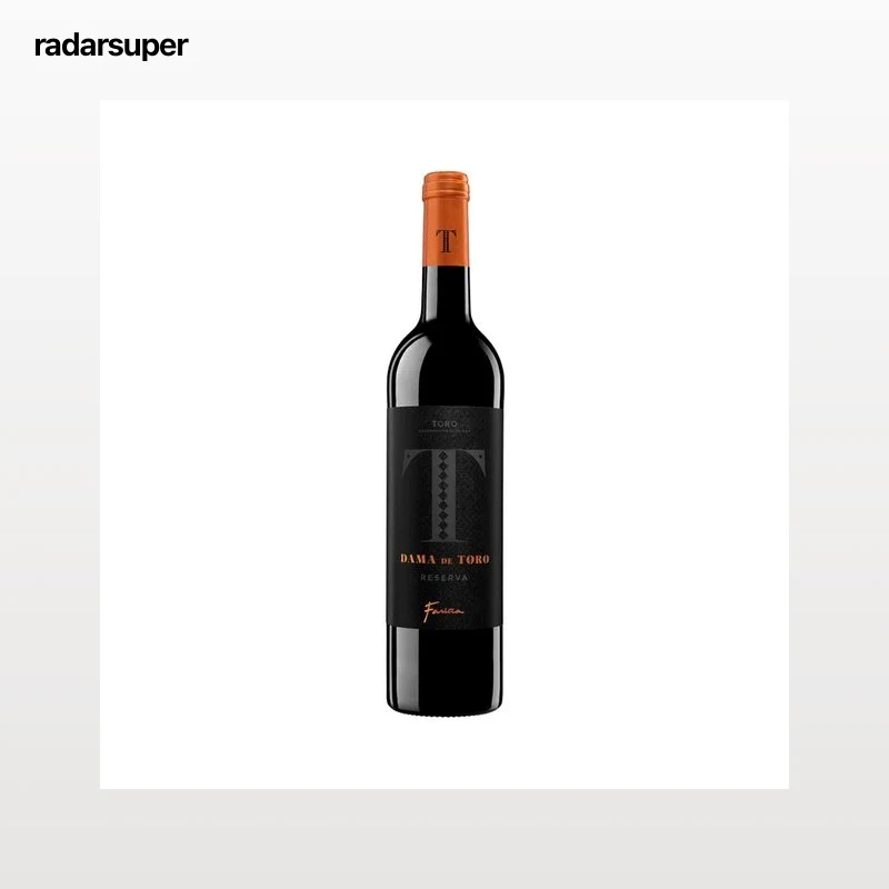 DAMA DE TORO  Vino tinto reserva con D.O. Toro DAMA DE TORO botella de 75 cl.