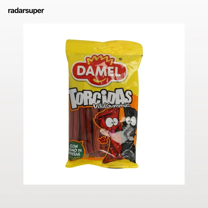 DAMEL Regaliz de fresa 170 gr.