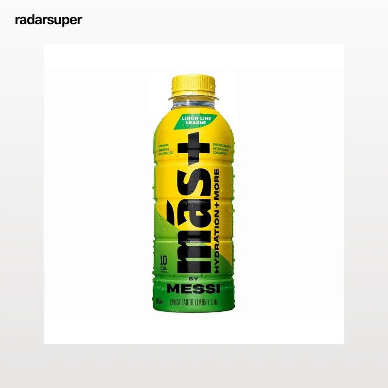 DAMM Bebida deportivas más+ Messi limón lima 500 ml.