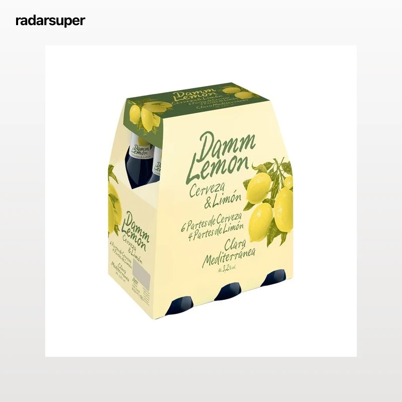 DAMM Cerveza con limón 6 uds x 25 cl.
