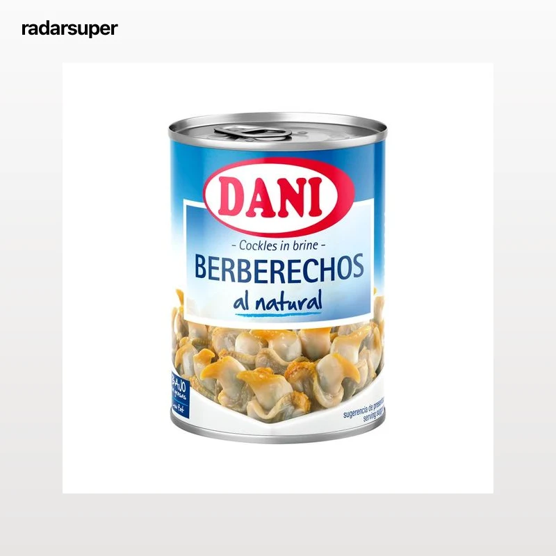 DANI Berberechos pequeños al natural lata de 90 g.