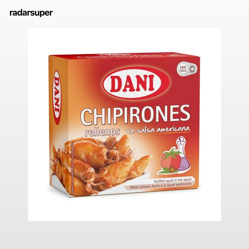 DANI Chipirones en salsa americana lata de 96 g.