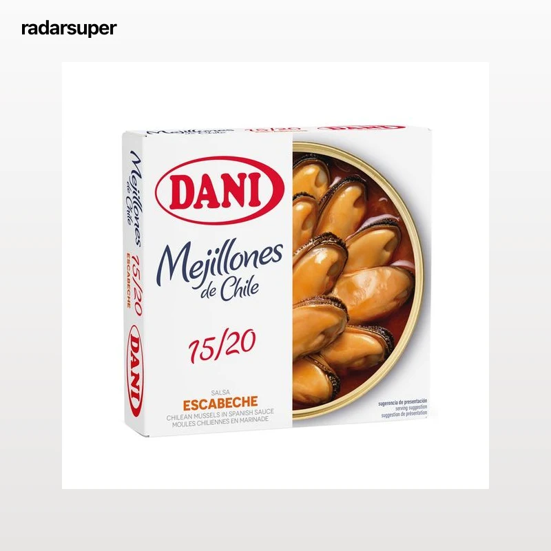 DANI Mejillones en escabeche picantes 15/20 111 gr