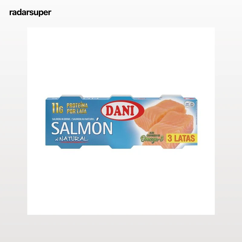 DANI Salmón al natural lata 3 uds. x 50 g.