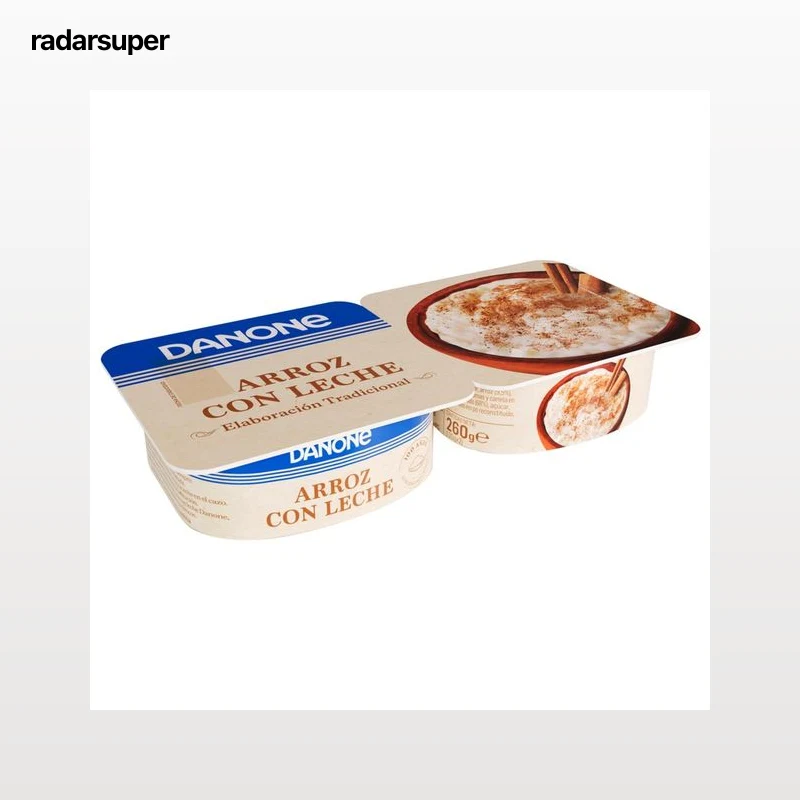 DANONE Arroz con leche con un toque de canela DANONE 2 x 130 g.