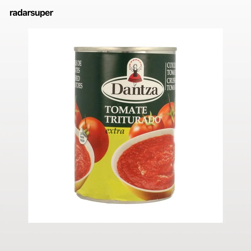 DANTZA Tomate triturado extra lata de 390 g.
