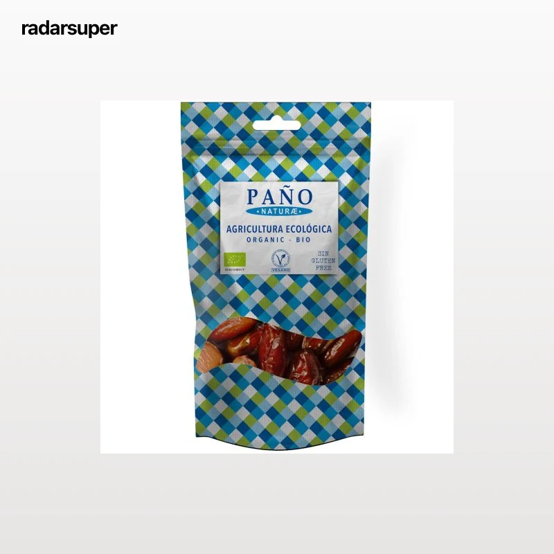 Dátiles sin hueso ecológicos Paño Naturae sin gluten doy pack 250 g