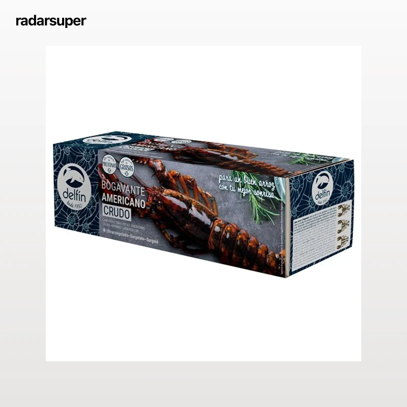 DELFÍN Bogavante amerciano crudo y ultracongelado 375 g.
