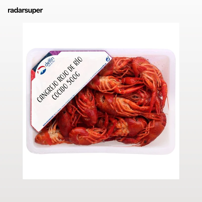 DELFÍN Cangrejo rojo de río cocido DELFÍN 500 g.