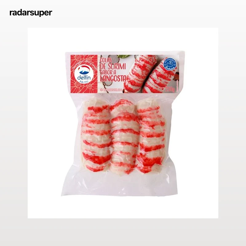 DELFIN Colas de surimi sabor a langosta ultracongelado 250 g.