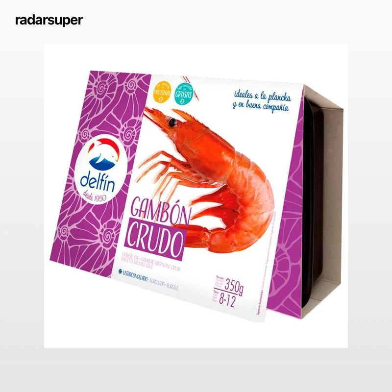 DELFÍN Gambones 8/12 crudos y ultracongelados DELFÍN 400 g.