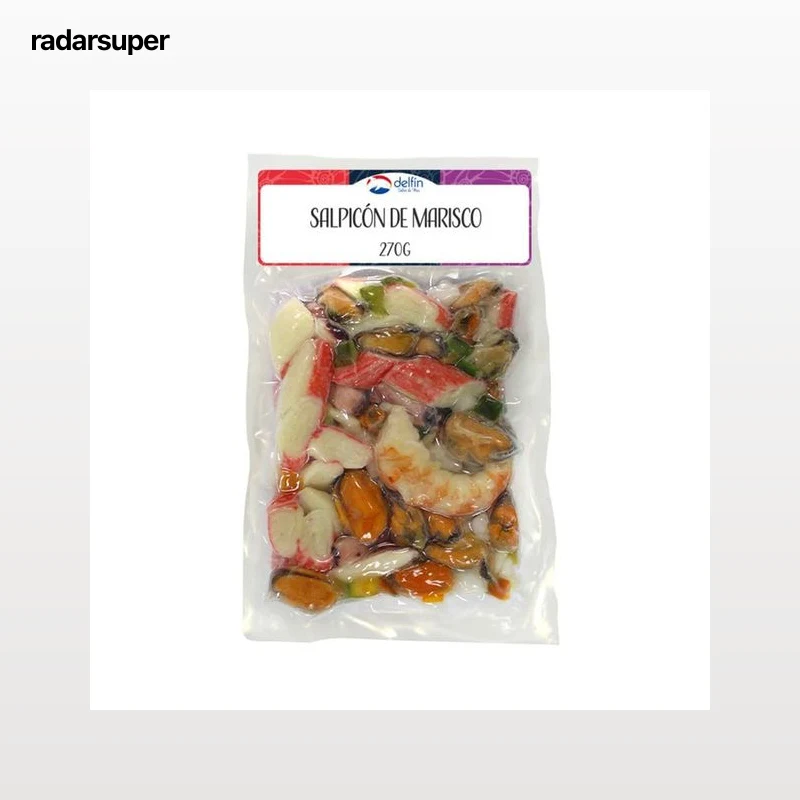 DELFÍN Salpicón de marisco ultracongelado y envasado al vacio DELFÍN 270 g.