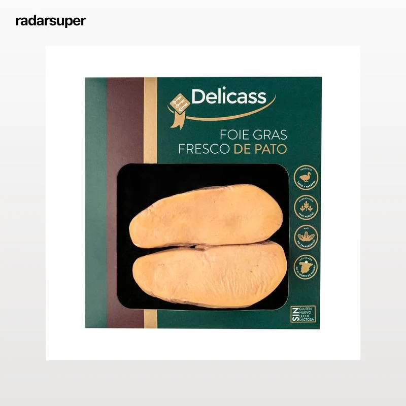 DELICASS Foie gras fresco de pato 2 x 50 g.