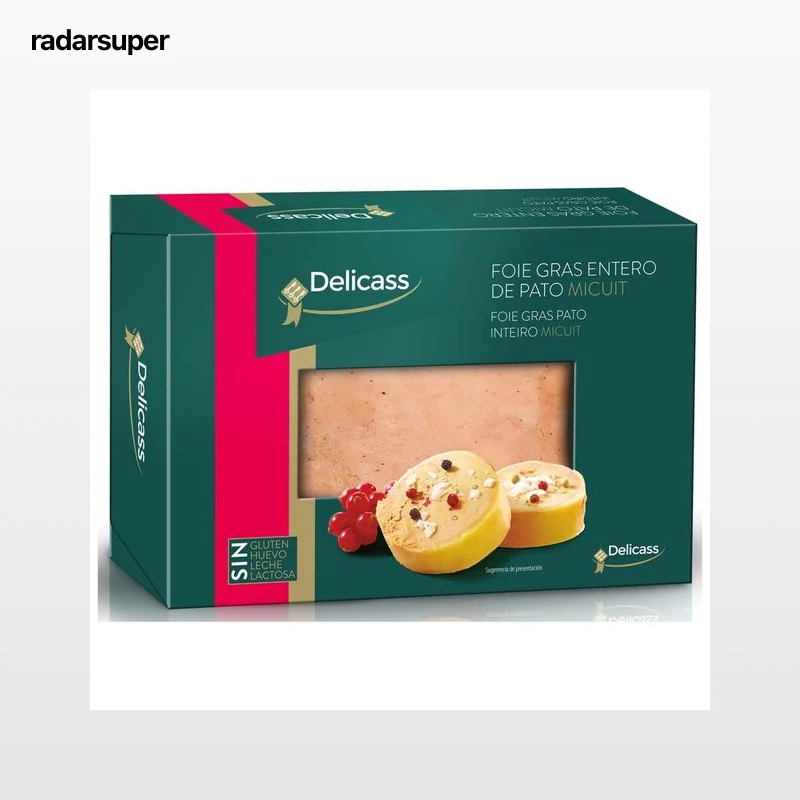 DELICASS Foie gras de pato entero 200 g.