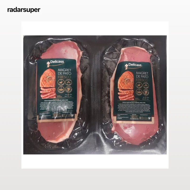 DELICASS Magret de pato fresco, criado en el norte de España 2 uds.