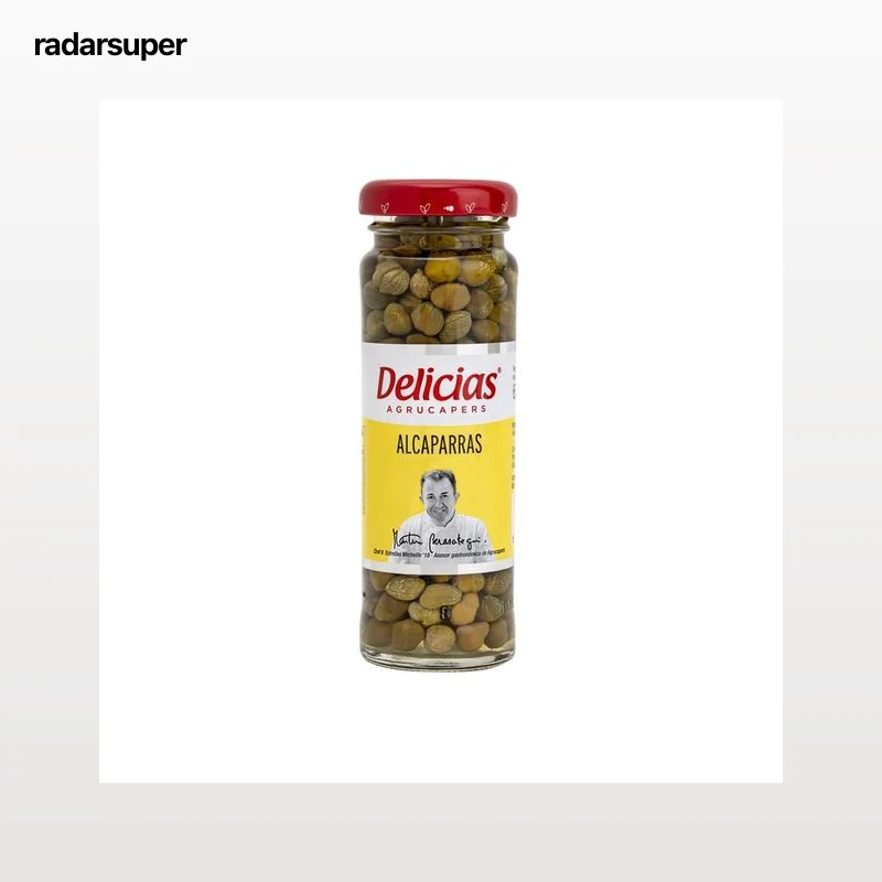 DELICIAS Alcaparras en vinagre de vino de Jerez frasco de 65 g.