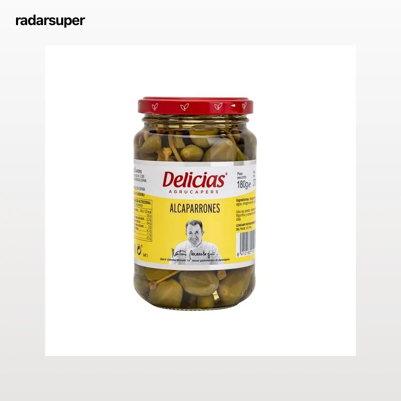 DELICIAS Alcaparrones finos 180 g.