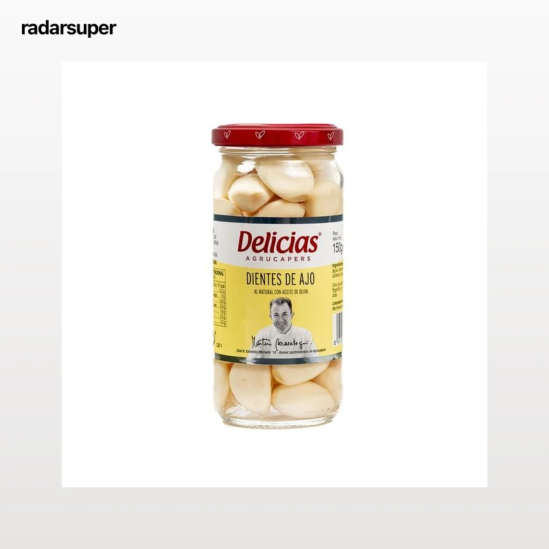 DELICIAS Dientes de ajo al natural 150 g.