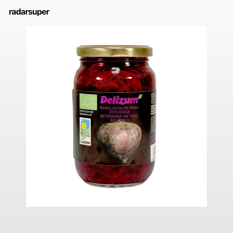 DELIZUM Remolacha en tiras ecológicas DELIZUM 190 g.