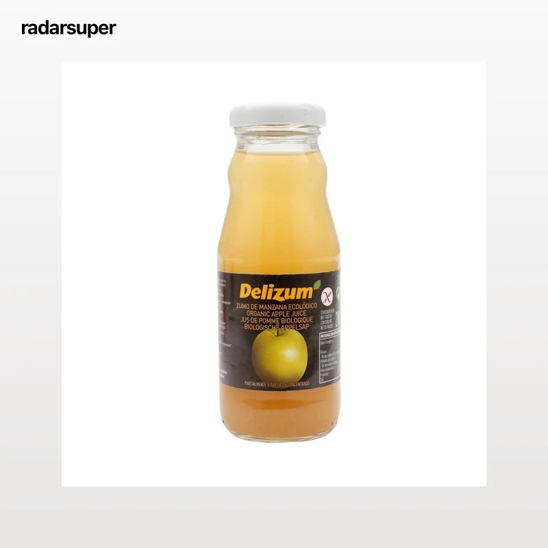DELIZUM Zumo de manzana ecológico DELIZUM 200 ml.
