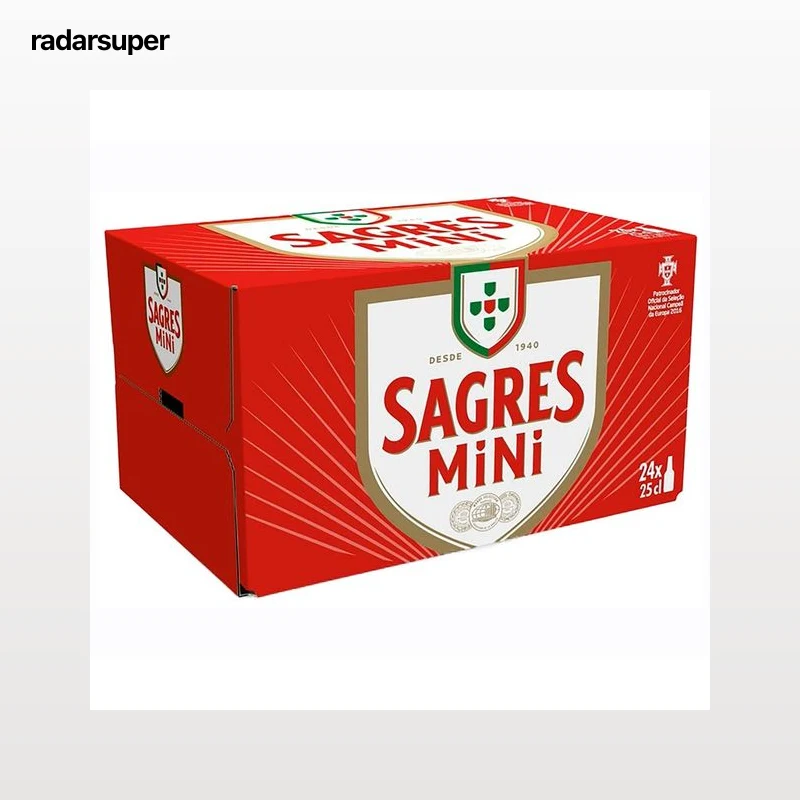 DELTA Cerveza Sagres pack 6 x 25 cl.