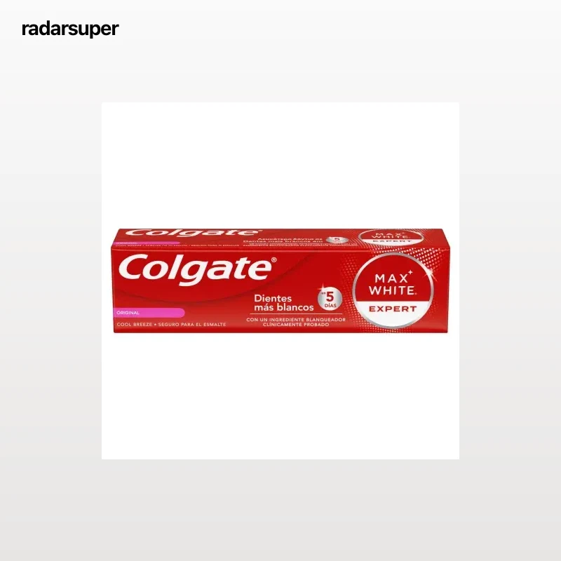 Dentífrico blanqueador Max White Expert Colgate 75 ml.