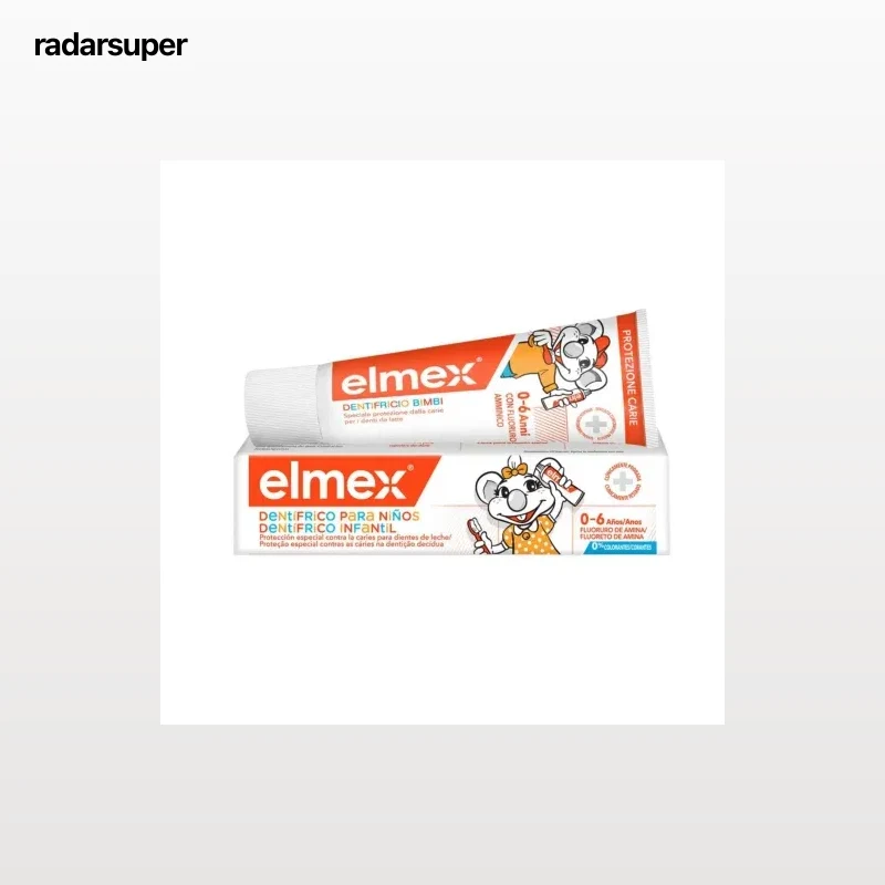 Dentífrico con flúor infantil 0-6 años Elmex 50 ml.