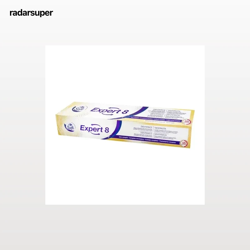 Dentífrico expert 8 Soft Carrefour 75 ml.
