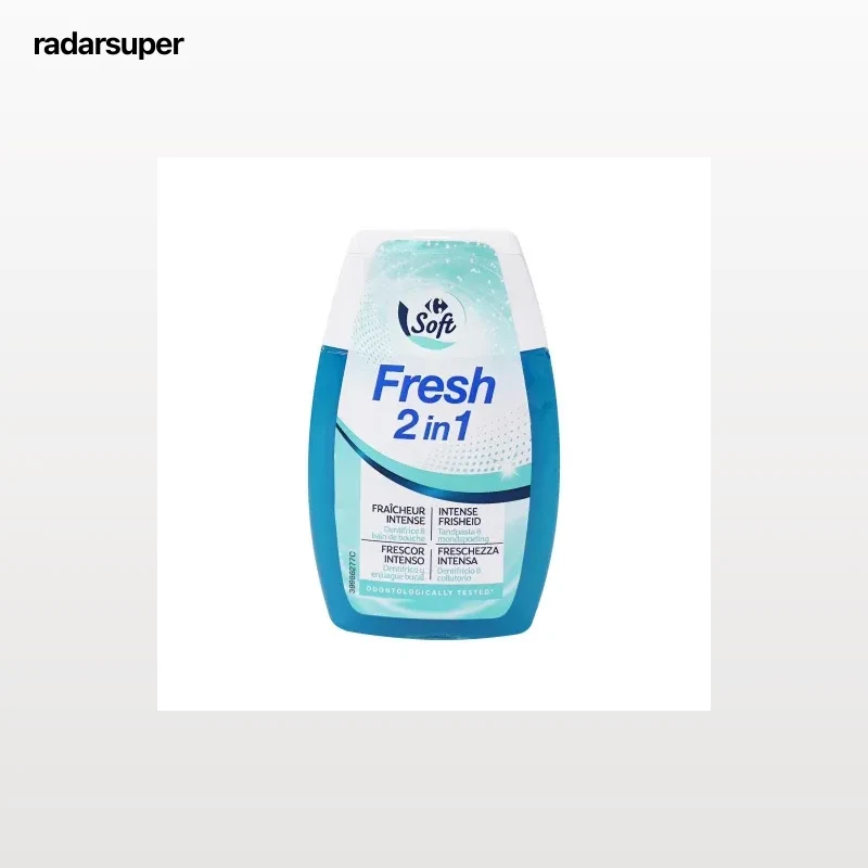 Dentífrico Fresh 2in1 Carrefour Soft 100 ml.