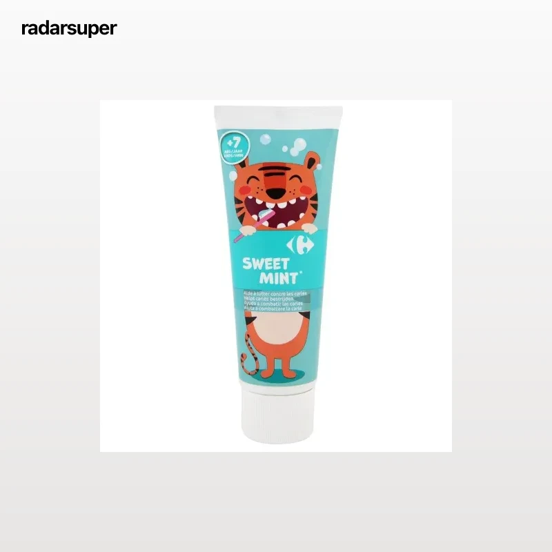 Dentifrico infantil de mas de 7 años Carrefour 75 ml.