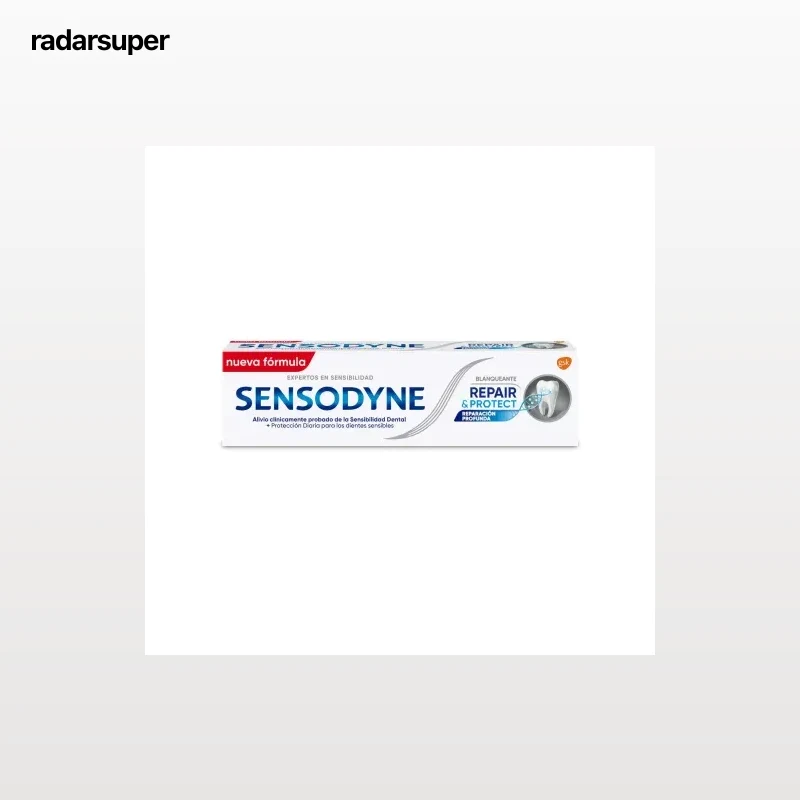 Dentífrico para dientes sensibles Repair & Protect Blanqueante Sensodyne 75 ml.