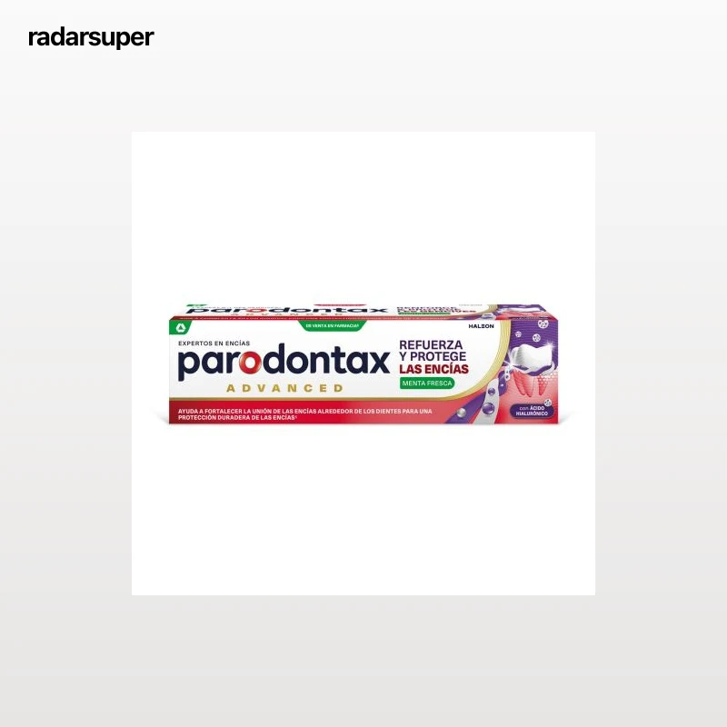 Dentífrico refuerza y protege las encías menta fresca Parodontax 75 ml.