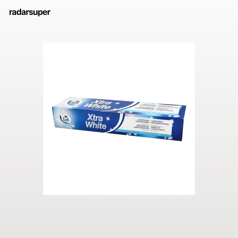 Dentífrico Xtra White Soft Carrefour 75 ml.