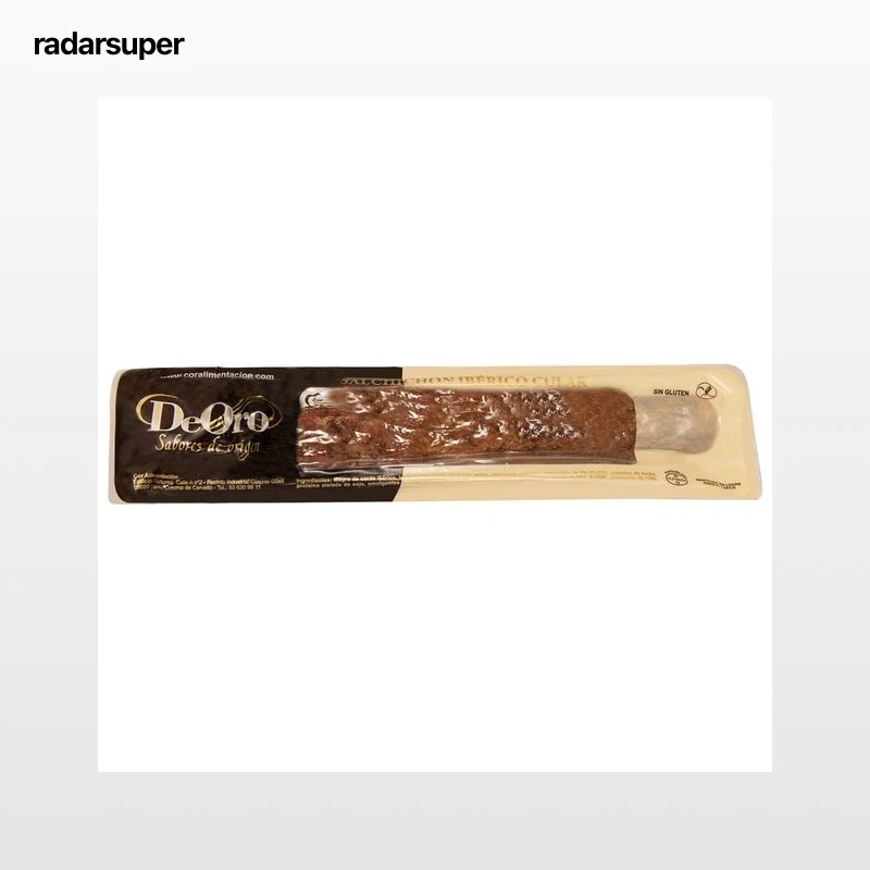 DEORO Salchichón ibérico cular de cerdo, elaborado sin gluten DEORO pieza de 475 g aproximadamente