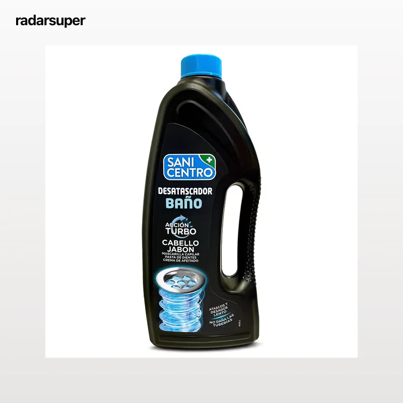 Desatascador baño acción turbo Sanicentro botella 1 L